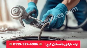لوله بازکنی باغستان کرج 3 لوله بازکنی باغستان کرج