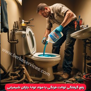 گرفتگی توالت فرنگی